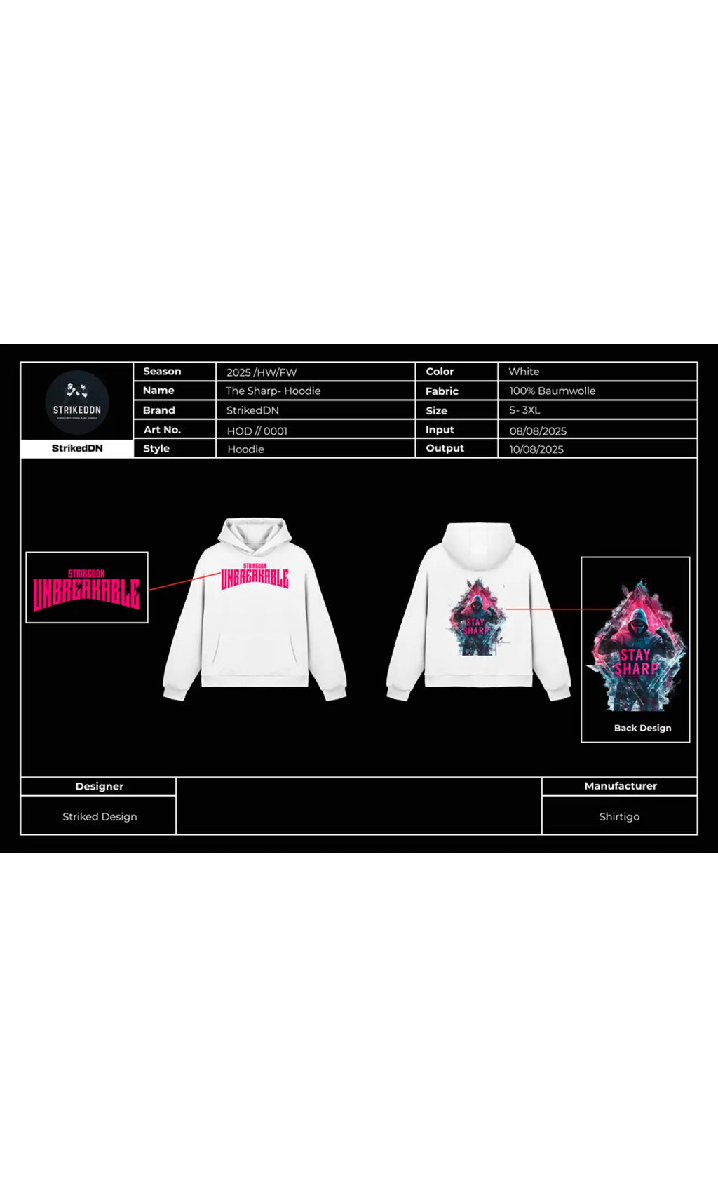 Stay Sharp Hoodie