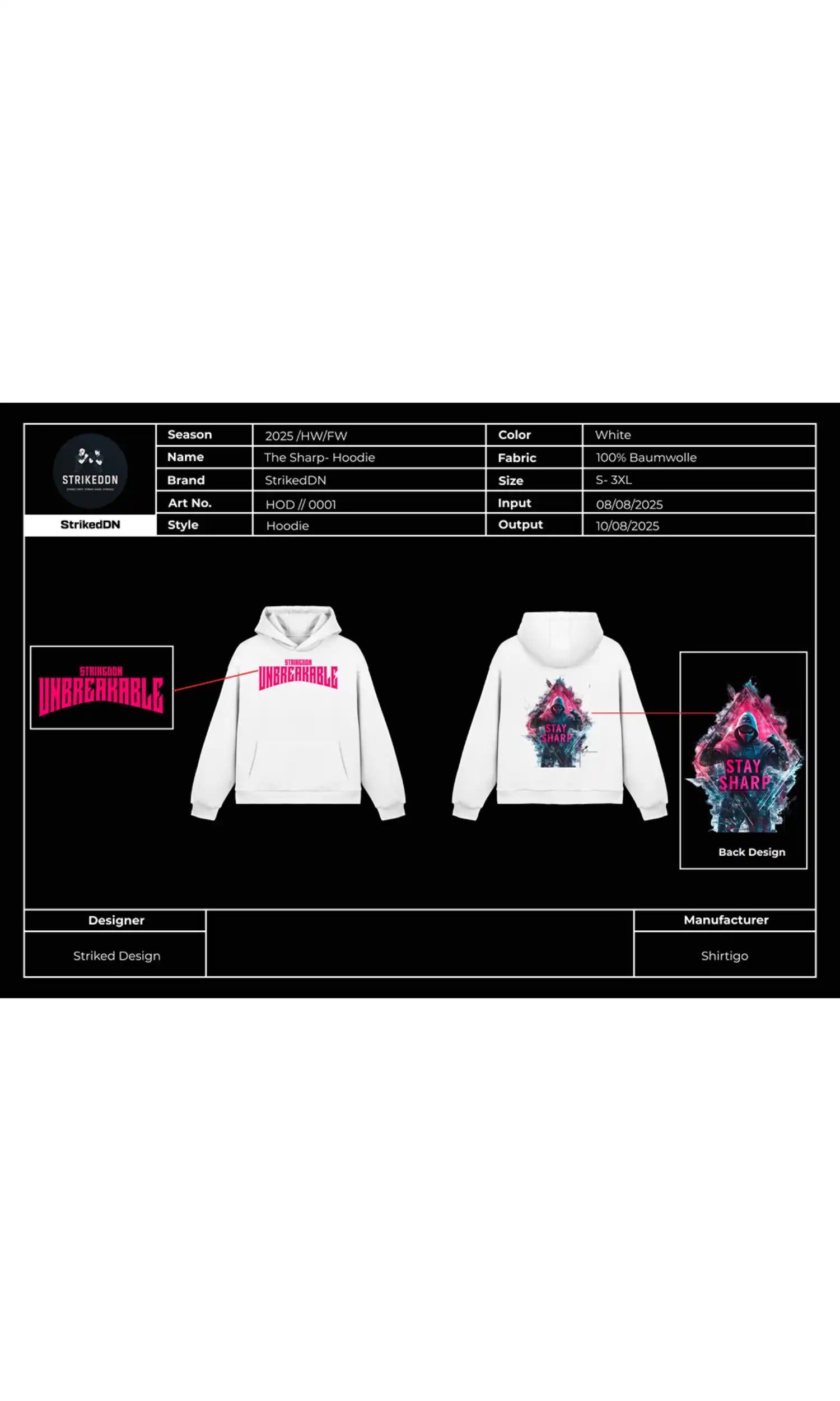 Stay Sharp Hoodie